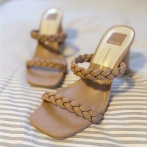 Dolce Vita Braided Tan Women's Heels